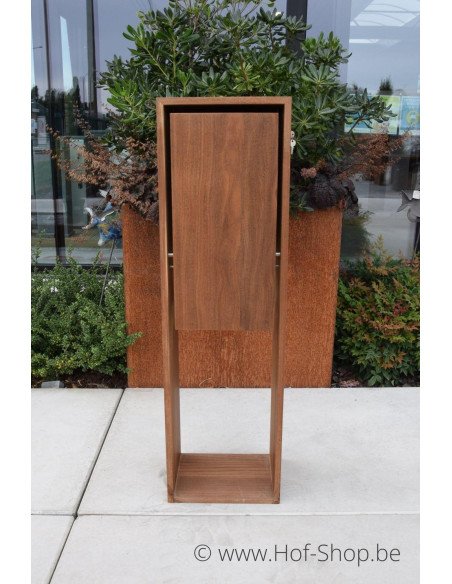 Archi Teak - houten brievenbus in teak