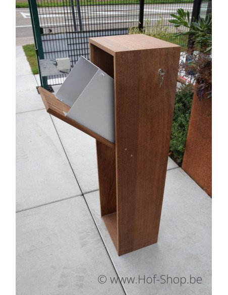 Archi Teak - houten brievenbus in teak
