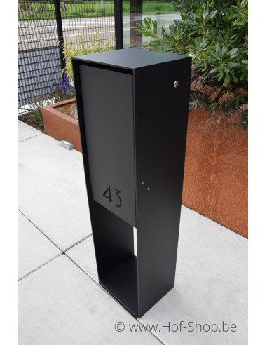 Archi Fer (noir) - boîte aux lettres KatoDesign aluminium