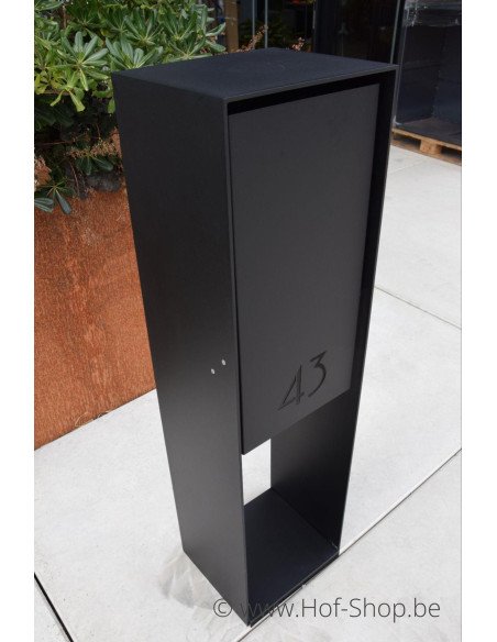 Archi Fer (noir) - boîte aux lettres KatoDesign aluminium