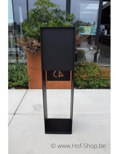 Archi Fer (noir) - boîte aux lettres KatoDesign aluminium