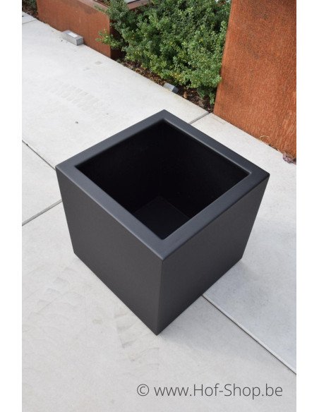 Quadrus 50 x 50 x 50 cm - Geroba Jardinière en aluminium
