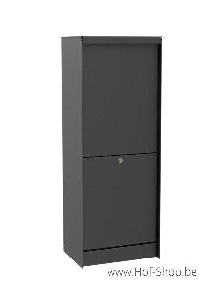 Dropbox Small RAL 9008 - eSafe pakketbus aluminium