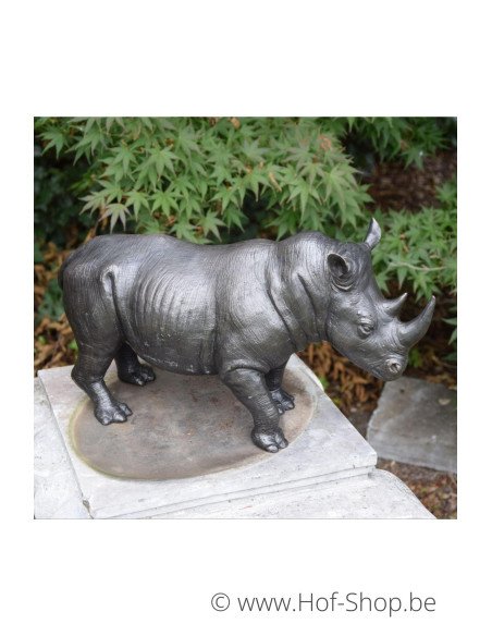 Neushoorn / Rhinoceros - bronzen beeld (AN1352BR-B)