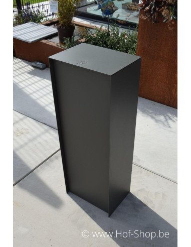 Dropbox Small RAL 7022 - eSafe pakketbus aluminium