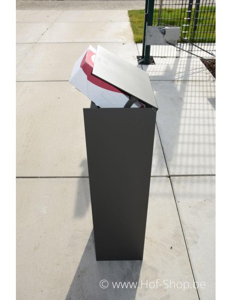 Dropbox Small RAL 7022 Back Door - eSafe boîte à colis aluminium