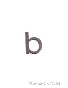 Lettre b - aluminium noir de 5 cm de haut (numéro de maison 'Ari') Dans la limite des stocks disponibles