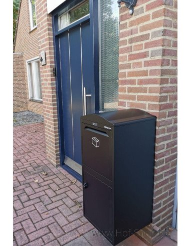 Frontbox Stardust Black Front Door - Boîte à colis LogixBox