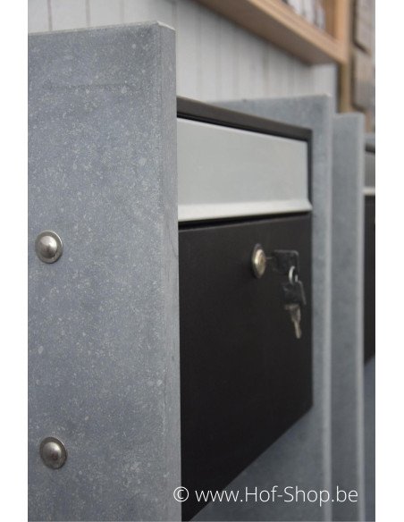 Gent Noir - Boîte aux lettres VASP en pierre bleue