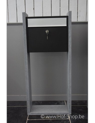 Gent Noir - Boîte aux lettres VASP en pierre bleue