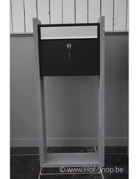 Gent Noir - Boîte aux lettres VASP en pierre bleue