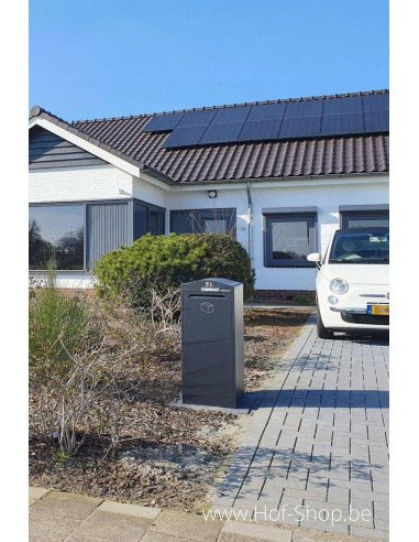 Frontbox Stardust Graphitgrey Front Door - Boîte à colis LogixBox