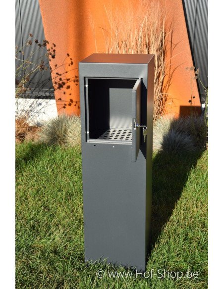 Nox (RAL 7021) - boîte aux lettres aluminium Adezz