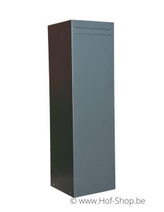 Nox RAL 7021- brievenbus Adezz aluminium