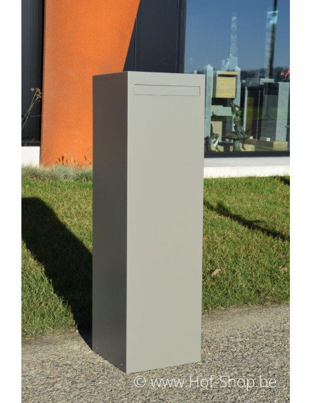 Nox (RAL 7039) - boîte aux lettres aluminium Adezz