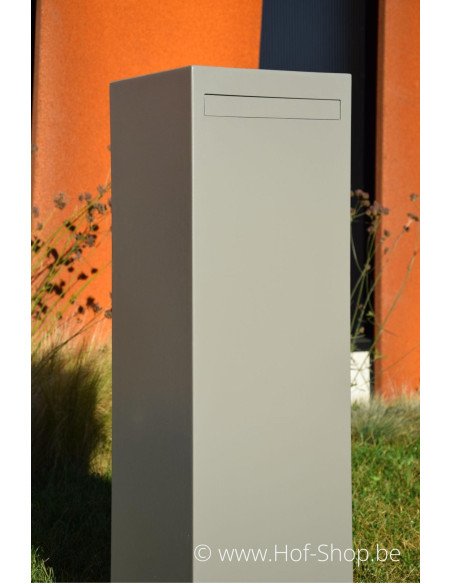 Nox (RAL 7039) - boîte aux lettres aluminium Adezz