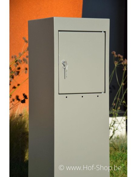 Nox (RAL 7039) - boîte aux lettres aluminium Adezz