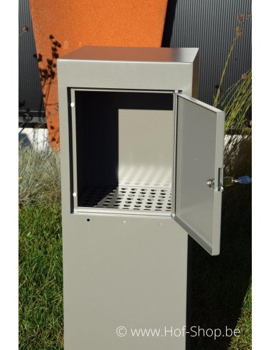 Nox (RAL 7039) - boîte aux lettres aluminium Adezz