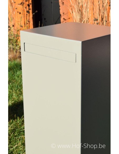 Nox (RAL 7039) - boîte aux lettres aluminium Adezz