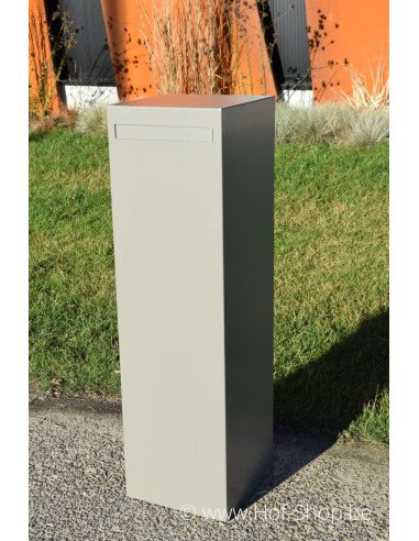 Nox (RAL 7039) - boîte aux lettres aluminium Adezz