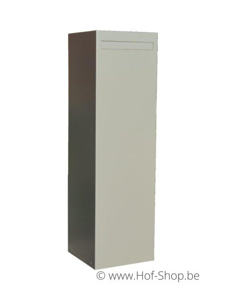 Nox (RAL 7039) - boîte aux lettres aluminium Adezz