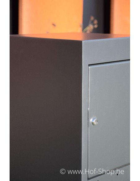 Nox (RAL de vortre choix) - boîte aux lettres aluminium Adezz