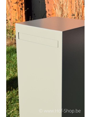 Nox (RAL de vortre choix) - boîte aux lettres aluminium Adezz