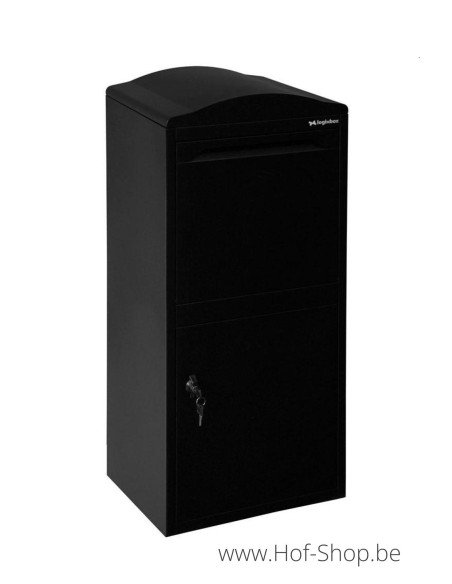 Frontbox Uni Stardust Black Front Door - Boîte à colis LogixBox