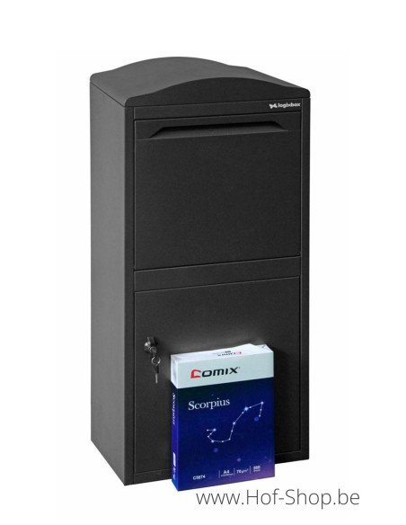 Frontbox Uni Stardust Graphitgrey Front Door - Boîte à colis LogixBox