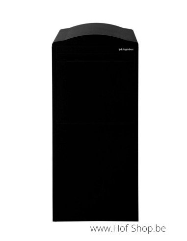 Frontbox Uni Stardust Black Back Door - pakketbus zwart LogixBox