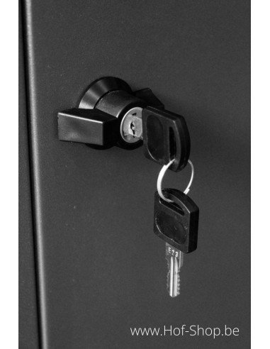 Frontbox Deluxe Uni Stardust Graphitgrey Back Door - pakketbus grijs LogixBox