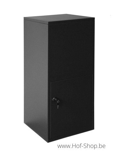 Frontbox Deluxe Uni Stardust Graphitgrey Back Door - pakketbus grijs LogixBox