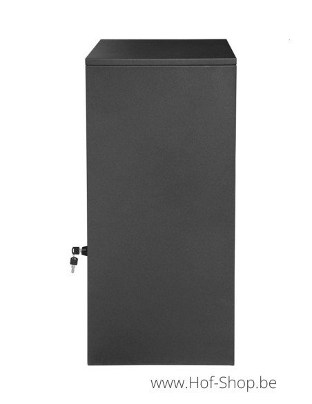 Frontbox Deluxe Uni Stardust Graphitgrey Back Door - pakketbus grijs LogixBox
