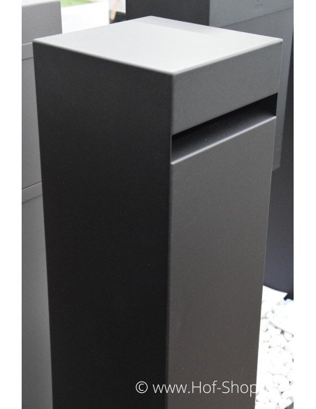 Archi Mini (zwart) - brievenbus aluminium