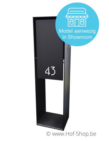 Archi Fer (noir) - boîte aux lettres KatoDesign aluminium