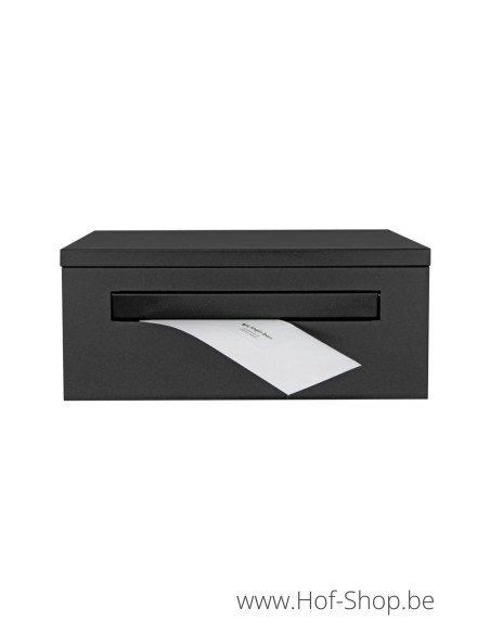 Postvak Graphitgrey Back Door - Opbouw Brievenbus grijs LogixBox