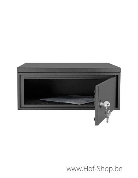 Postvak Graphitgrey Back Door - Opbouw Brievenbus grijs LogixBox