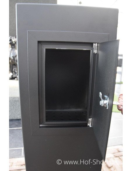 Archi Mini (zwart) - brievenbus aluminium