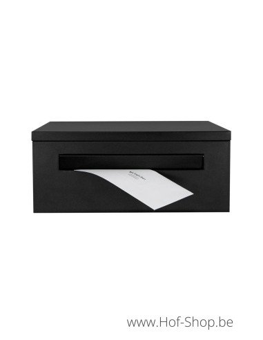 Boîte aux lettres 'Postvak' Stardust Black Back Door - LogixBox
