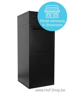 Frontbox Deluxe Uni avec boîte aux lettres séparée Stardust Graphitgrey Back Door - Boîte à colis LogixBox