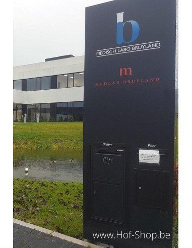 Frontbox Intégré Stardust Black Back Door - Boîte à colis LogixBox