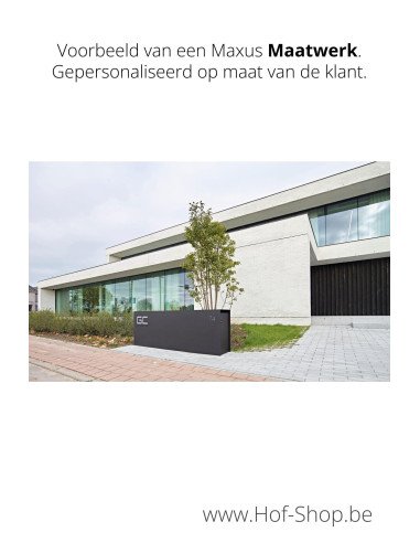 Maxus Maatwerk mét pakketdeur - Pakketmuur eSafe - pakketbus aluminium