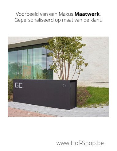 Maxus Maatwerk mét pakketdeur - Pakketmuur eSafe - pakketbus aluminium
