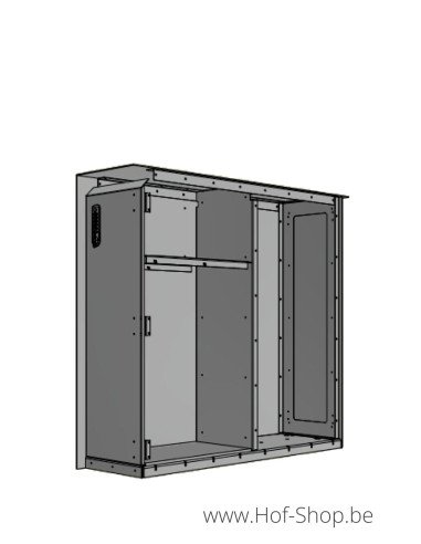 Maxus Single 1100 mét pakketdeur - eSafe pakketbus aluminium