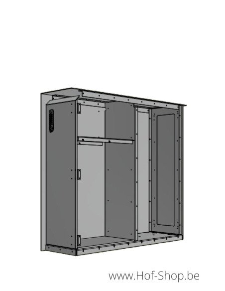 Maxus Single 1100 avec porte à paquets - eSafe boîte à colis aluminium