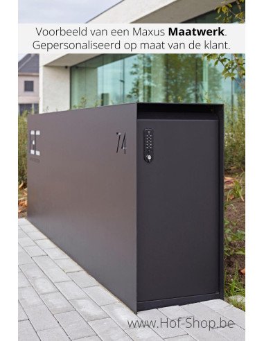 Maxus Single 1400 avec porte à paquets - eSafe boîte à colis aluminium