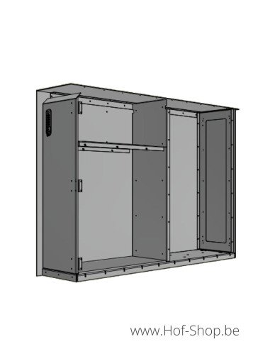 Maxus Single 1400 avec porte à paquets - eSafe boîte à colis aluminium