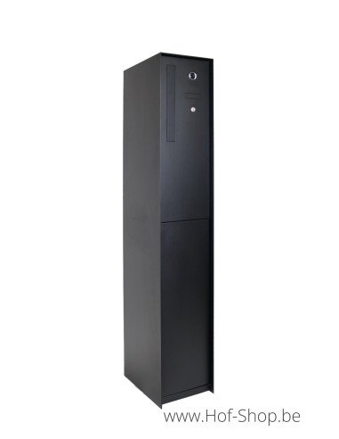 Fenix Connect RAL 9005 - boîte à colis eSafe aluminium