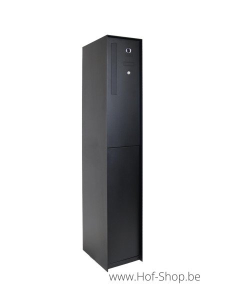 Fenix Connect RAL 9005 - boîte à colis eSafe aluminium