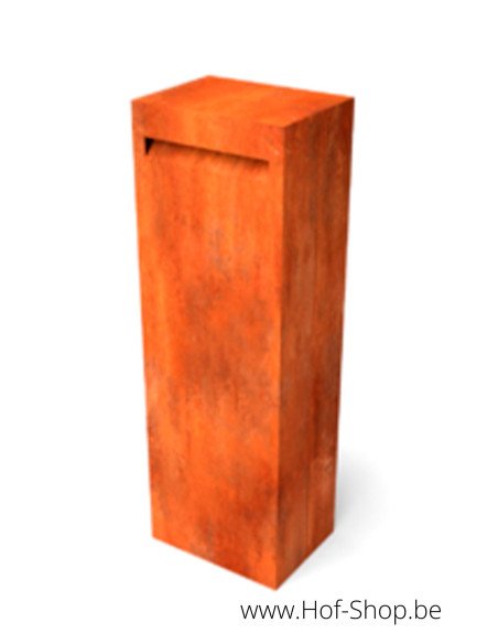 Letta - Geroba boîte aux lettres en acier corten